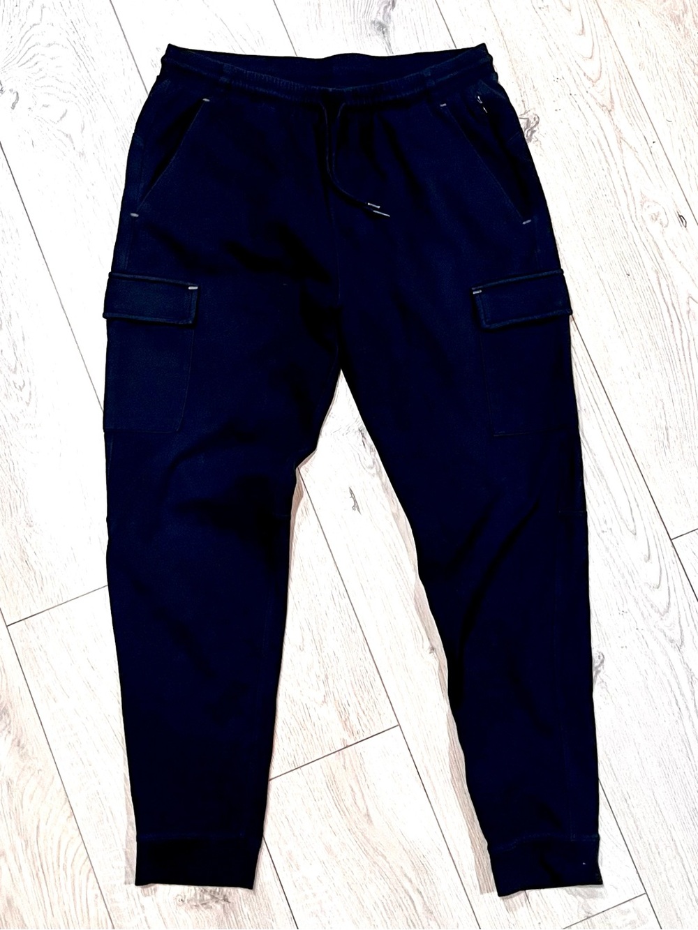 Old Navy Men's Large Black Cargo Jogger Sweatpants